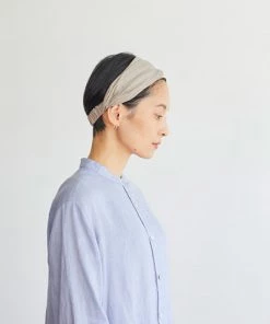 FOG LINEN WORK EUROPE Hair Band Natural Accessories