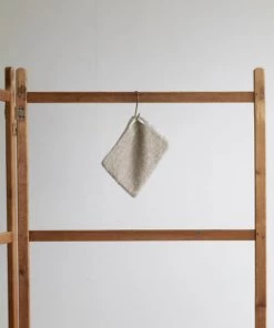 Fog Linen Work Linen Pile Bath Mitten