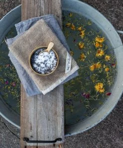 Fog Linen Work Linen Pile Bath Mitten