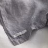 Fog Linen Work Chambray Linen Towel M "Grey" Bed & Bath