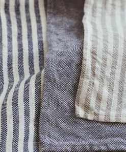 Fog Linen Work Bed & Bath Chambray Linen Towel M