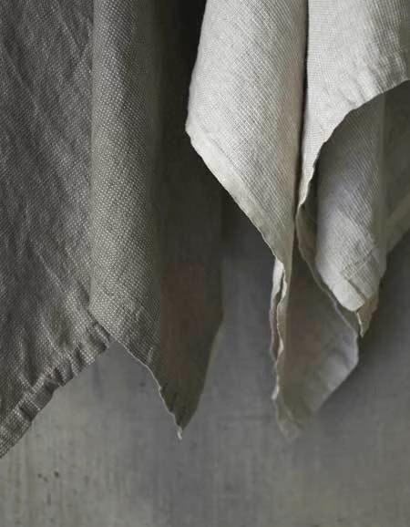 Fog Linen Work Washed Waffle Throw Grey Bed & Bath 4 Fog Linen Work Washed Waffle Throw Grey Bed & Bath