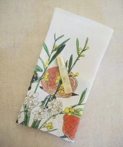 Fog Linen Work Linen Handkerchief Spring Flowers