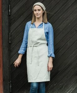Fog Linen Work Kitchen & Table Full Apron Natural
