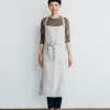 Fog Linen Work Linen Aprons Atelier Apron Denim White