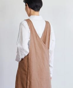 Fog Linen Work Kitchen & Table Linen Japanese Over-Apron Biscuit