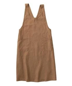 Fog Linen Work Kitchen & Table Linen Japanese Over-Apron Biscuit