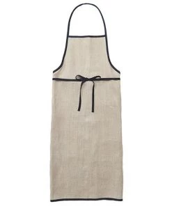 Fog Linen Work Piping Apron Natural Kitchen & Table