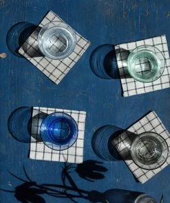 Fog Linen Work Linen Placemats & Coasters Linen Coaster Jenn