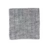 Fog Linen Work Linen Coaster Herringbone Black