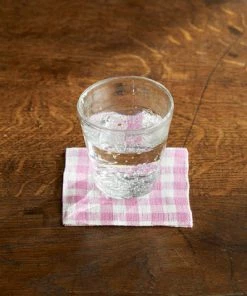 Fog Linen Work Linen Placemats & Coasters Linen Coaster Pauline