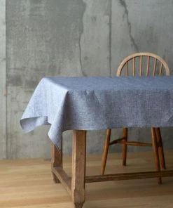 Fog Linen Work Linen Tablecloth Mia Linen Tablecloths & Nakins