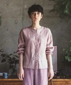 FOG LINEN WORK EUROPE Mary Top Rose