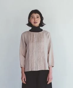 FOG LINEN WORK EUROPE Women's Clothing Ichika Top IVOIRE