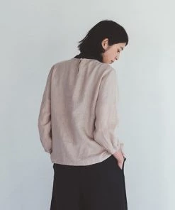 FOG LINEN WORK EUROPE Women's Clothing Ichika Top IVOIRE