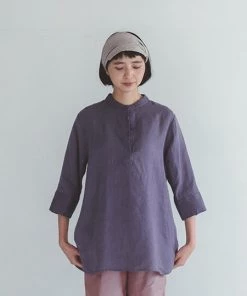 FOG LINEN WORK EUROPE Yui Top WISTERIA Women's Clothing
