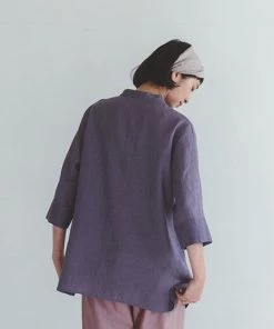 FOG LINEN WORK EUROPE Yui Top WISTERIA Women's Clothing