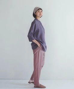 FOG LINEN WORK EUROPE Yui Top WISTERIA Women's Clothing