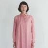 FOG LINEN WORK EUROPE Akari Shirt Dress FLAMANT ROSE Women's Clothing