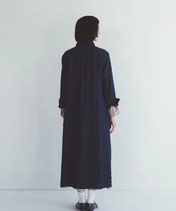 FOG LINEN WORK EUROPE Akari Shirt Dress BLUE INDIGO