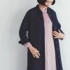 FOG LINEN WORK EUROPE Akari Shirt Dress BLUE INDIGO 2 FOG LINEN WORK EUROPE Akari Shirt Dress BLUE INDIGO