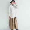 FOG LINEN WORK EUROPE Kaho Oversized Shirt ECRU BEIGE Women's Clothing