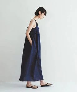 FOG LINEN WORK EUROPE 【Restocked】Magee Slip Dress Indigo