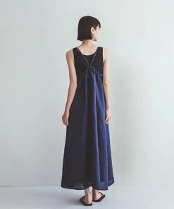 FOG LINEN WORK EUROPE 【Restocked】Magee Slip Dress Indigo