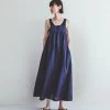 FOG LINEN WORK EUROPE 【Restocked】Magee Slip Dress Indigo