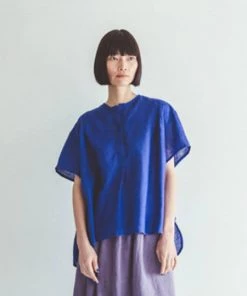 FOG LINEN WORK EUROPE New Arrivals Macey Top IRIS