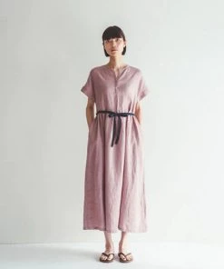FOG LINEN WORK EUROPE New Arrivals Zara Dress ROSE