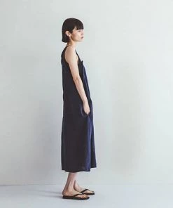 FOG LINEN WORK EUROPE New Arrivals Paige Jumper Dress Blue Dur