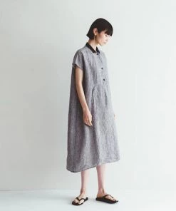 FOG LINEN WORK EUROPE 【Restocked】EVIE Dress TOOTHHOUND CHECK