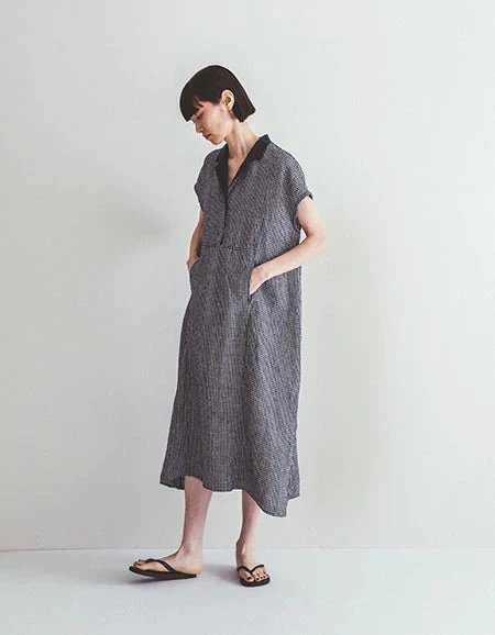 FOG LINEN WORK EUROPE 【new】EVIE Dress Steph 6 FOG LINEN WORK EUROPE 【new】EVIE Dress Steph