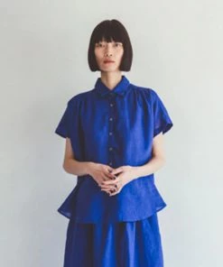 FOG LINEN WORK EUROPE New Arrivals Isla Top IRIS