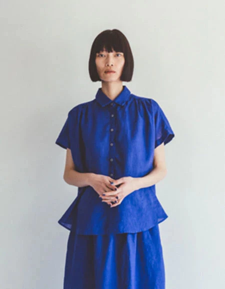 FOG LINEN WORK EUROPE New Arrivals Isla Top IRIS 4 FOG LINEN WORK EUROPE New Arrivals Isla Top IRIS