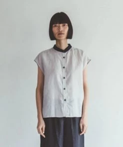 FOG LINEN WORK EUROPE Sienna Top ALBATRE