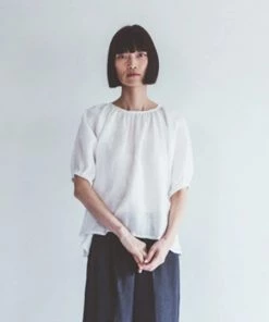 FOG LINEN WORK EUROPE 【Restocked】Elsie Top WHITE