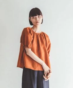 FOG LINEN WORK EUROPE Elsie Top PRALIN