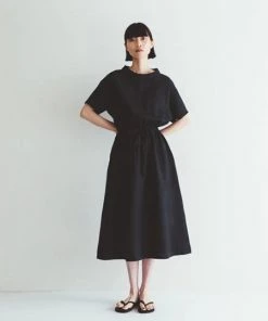 FOG LINEN WORK EUROPE 【Restocked】DAISY Dress Black New Arrivals