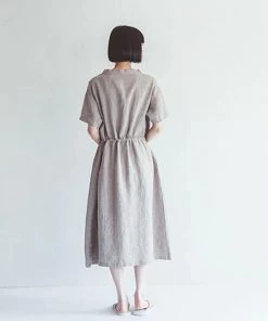 FOG LINEN WORK EUROPE 【new】DAISY Dress Natural