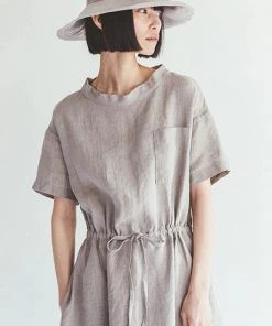 FOG LINEN WORK EUROPE 【new】DAISY Dress Natural
