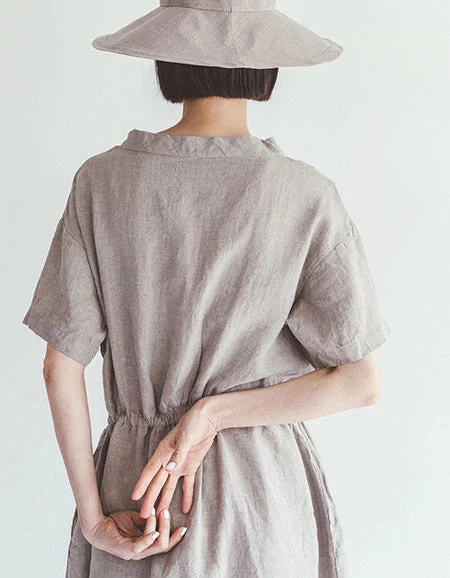 FOG LINEN WORK EUROPE 【new】DAISY Dress Natural 8 FOG LINEN WORK EUROPE 【new】DAISY Dress Natural