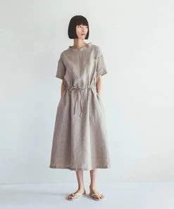 FOG LINEN WORK EUROPE 【new】DAISY Dress Natural 11 FOG LINEN WORK EUROPE 【new】DAISY Dress Natural