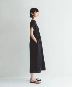 FOG LINEN WORK EUROPE Audrey Dress Black