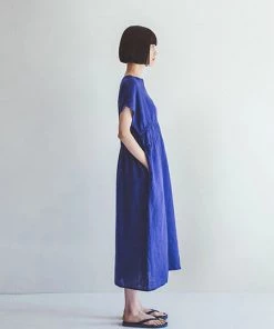 FOG LINEN WORK EUROPE Audrey Dress Iris