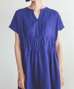 FOG LINEN WORK EUROPE Audrey Dress Iris 8 FOG LINEN WORK EUROPE Audrey Dress Iris