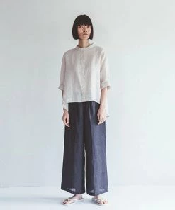 FOG LINEN WORK EUROPE 【new】Phoebe Top Ecru Beige