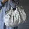 Fog Linen Work Accessories Anne Round Bag Jenn