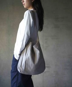 Fog Linen Work Accessories Kate Bag Natural